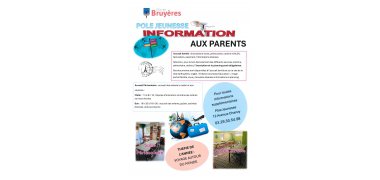 INFORMATION AUX PARENTS