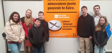 Visite du CDJ Bruyères à la Banque Alimentaire 88 - MÉDIA