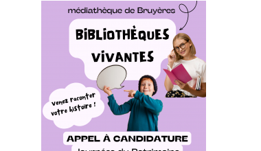 Bibliothèques vivantes à la médiathèque