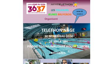 TELETHON NAGE BRUYERES 2024